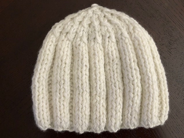 banana stripe white hat - uniquemom.shop