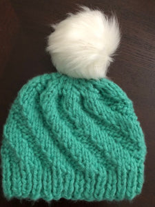 Swirl teal hat - uniquemom.shop