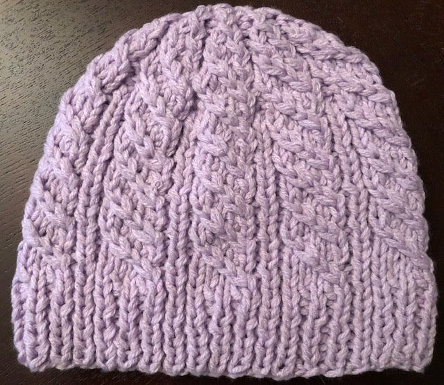 vertical stripe, soft, lavender hat - uniquemom.shop