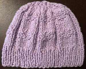 heart soft lavender hat - uniquemom.shop