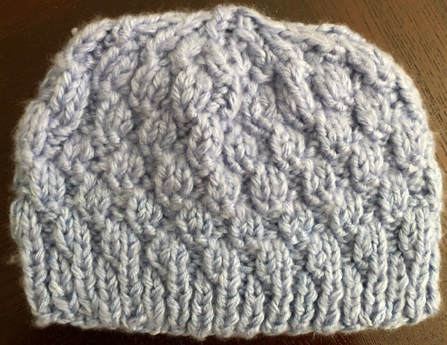 waffle blue hat