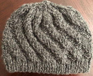 swirl grey hat